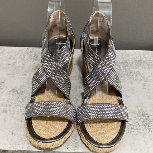 Adrienne Vittadini Women's Barri Strappy
Espadrille Wedge Sandals Size 7 - Picture 4 of 13